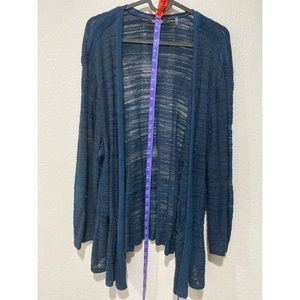 Nic and Zoe 1X blue/teal sweater